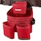 Bucket Boss Belt, Leather Hyrbid Tool Belt with Suspenders, RED, Red 55505-RD - alternate 4